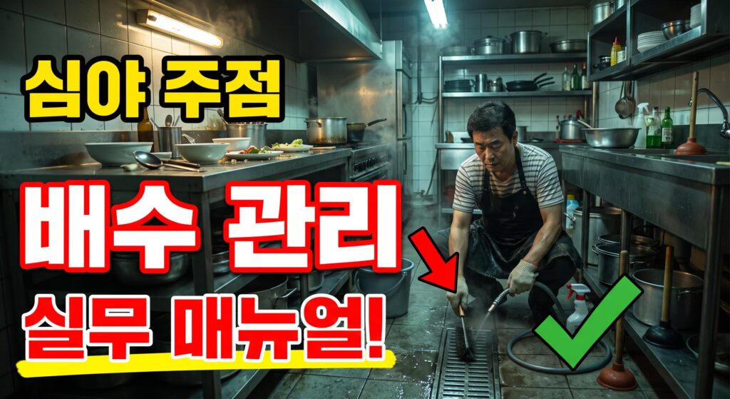 주점·호프 심야 영업점 배수 관리 실무