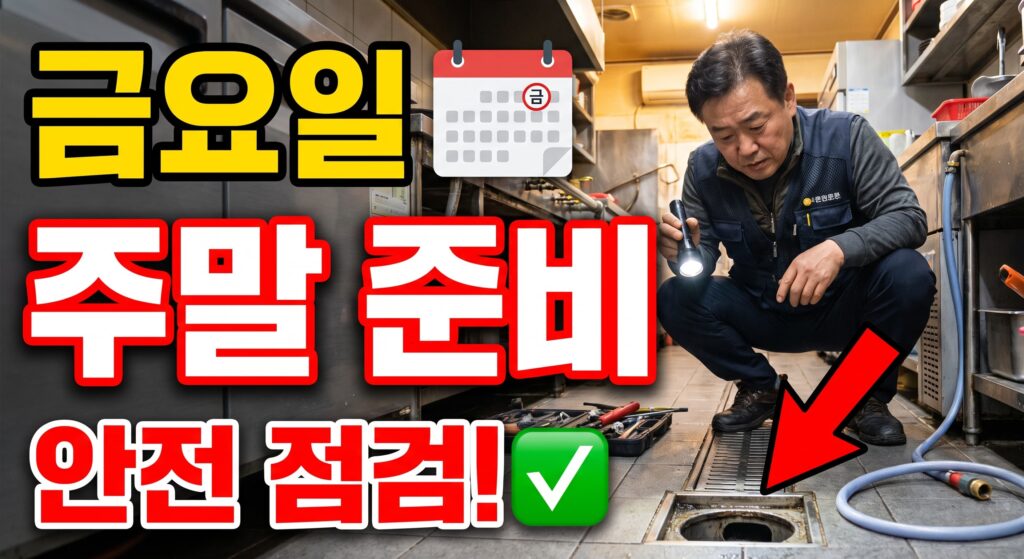 금요일 마감 전 점검: 주말을 안전하게 넘기는 배수 준비