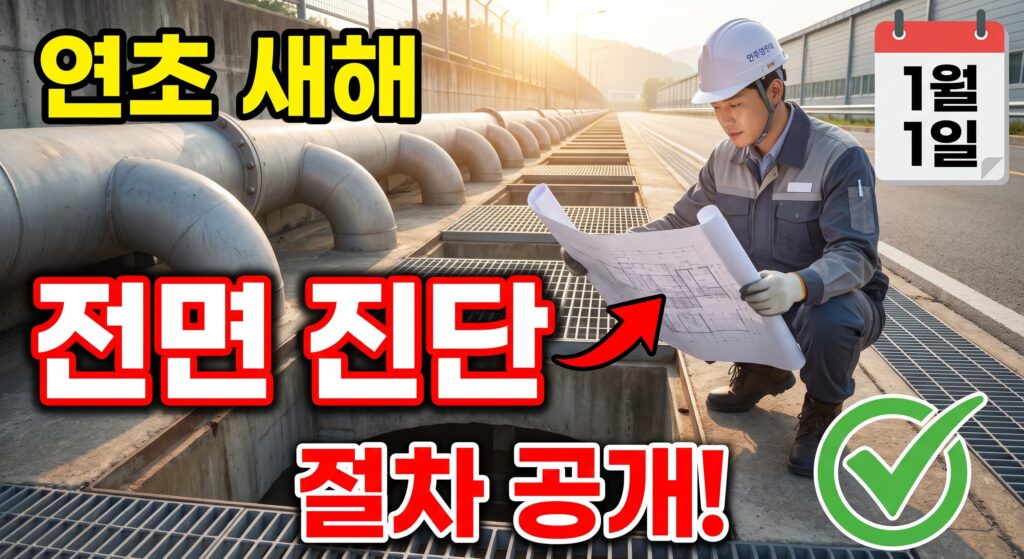 연초 종합 점검: 새해 배수 시설 전면 진단 절차
