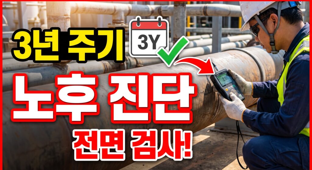 3년 주기 배관 검사: 배관 노후도 전면 진단 절차