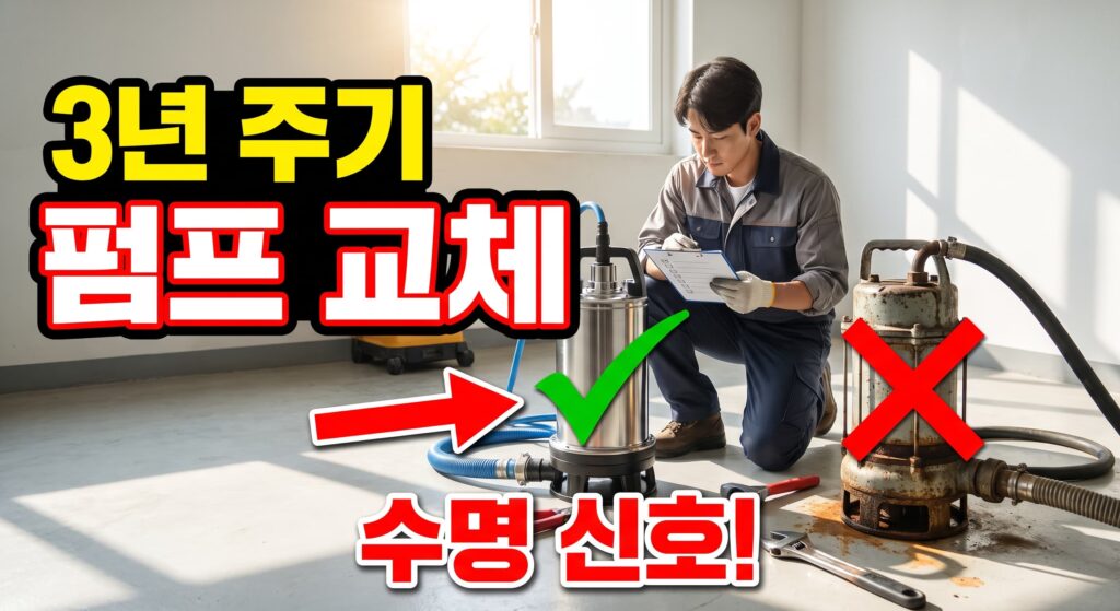 3년 주기 펌프 교체: 배수 펌프 수명과 교체 신호