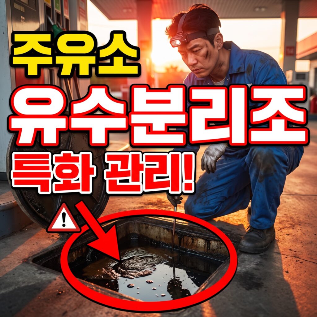 주유소 유수분리조·오일 배수 특화 관리