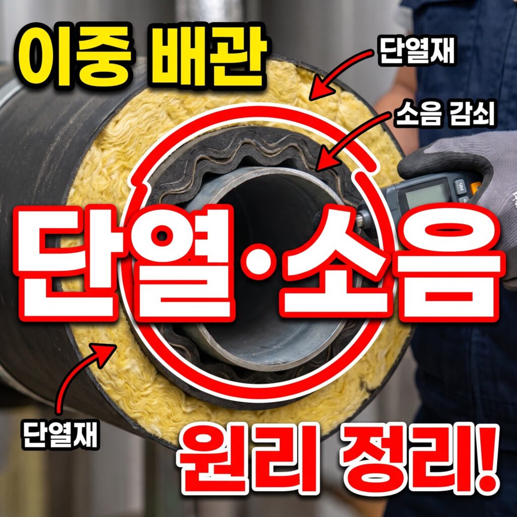 이중 배관은 왜 만드나 — 단열·소음 저감 원리