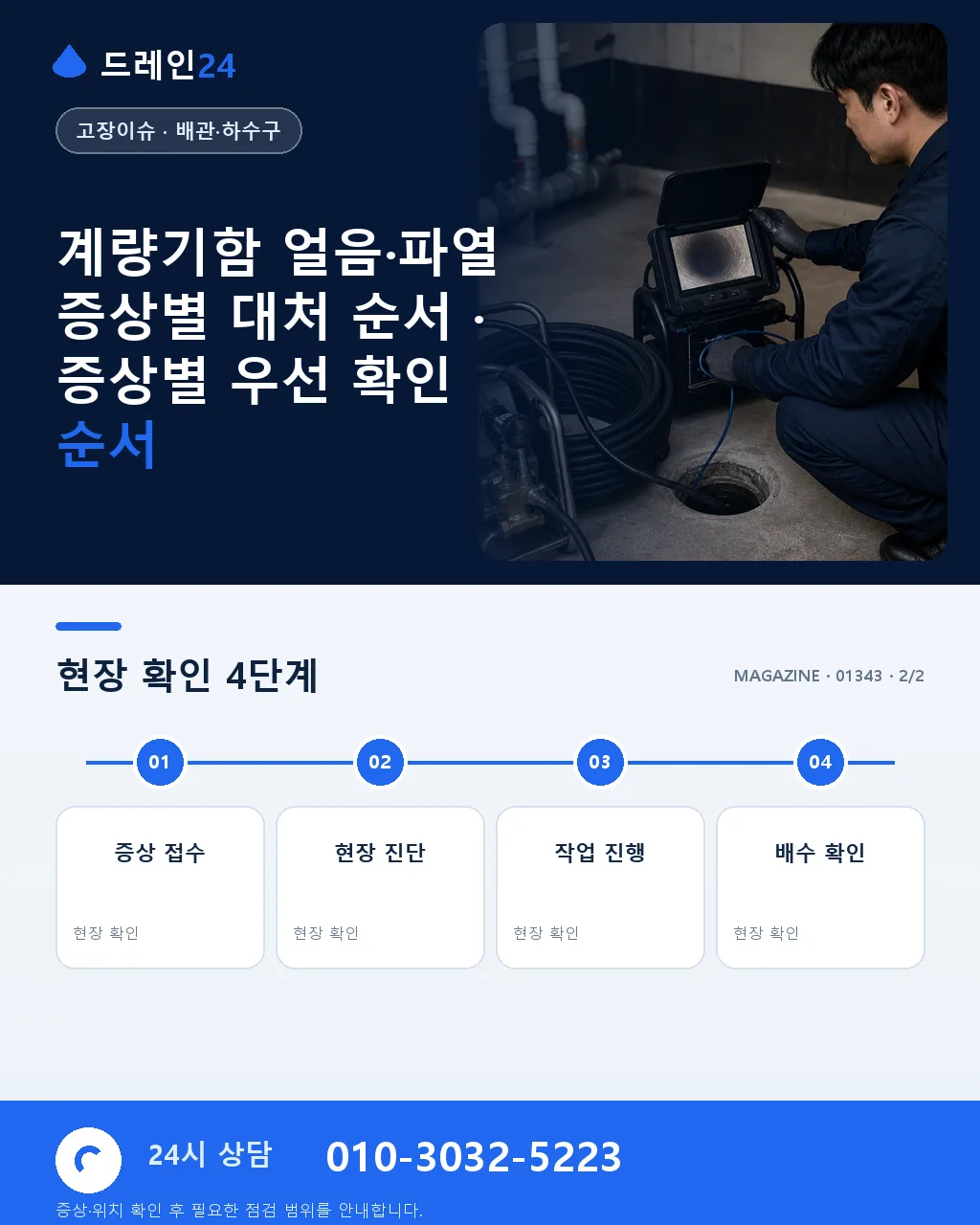 계량기함 얼음·파열 증상별 대처 순서 - 내 지역에서 즉시 상담 상세 안내