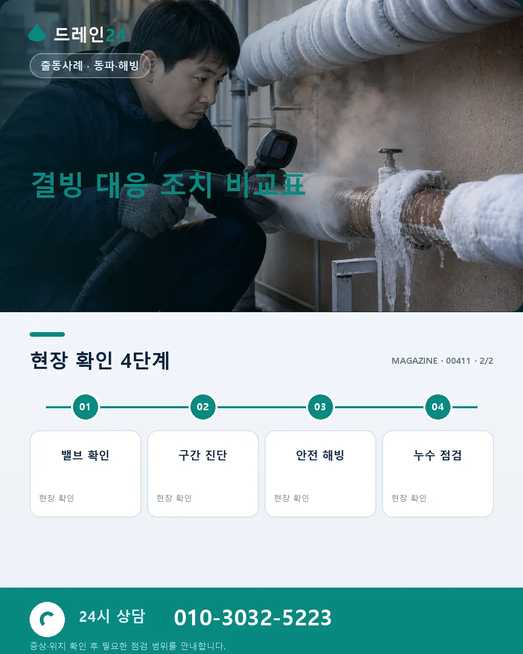 창고형 매장 냉장고 방향 배관 서리 결빙으로 인한 냉기 유출과 배수 폐색 사례 - 자주 묻는 질문 상세 안내