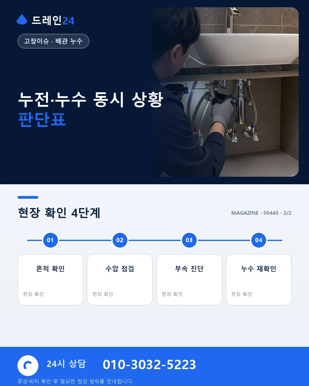 누전 차단기 반복 트립과 배관 벽체 누수 동시 발생 응급 진단 사례 - 자주 묻는 질문 상세 안내