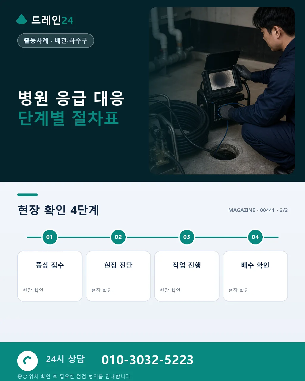 종합병원 야간 응급실 배수관 막힘과 감염 위험 관리 응급 대응 사례 - 자주 묻는 질문 상세 안내