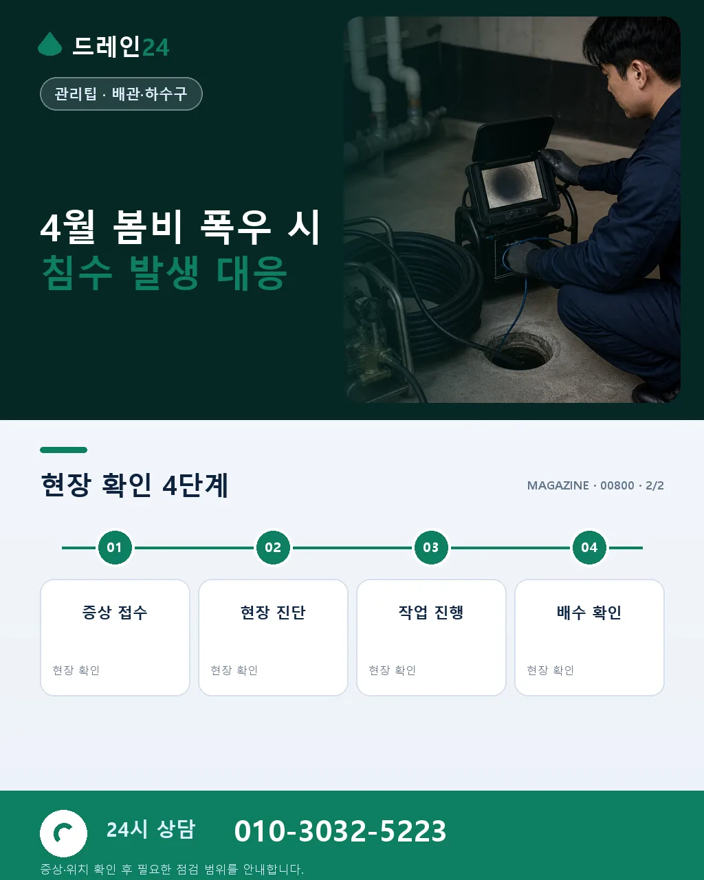 4월 봄비 폭우, 반지하와 저지대 침수 예방 - 자주 묻는 질문 상세 안내