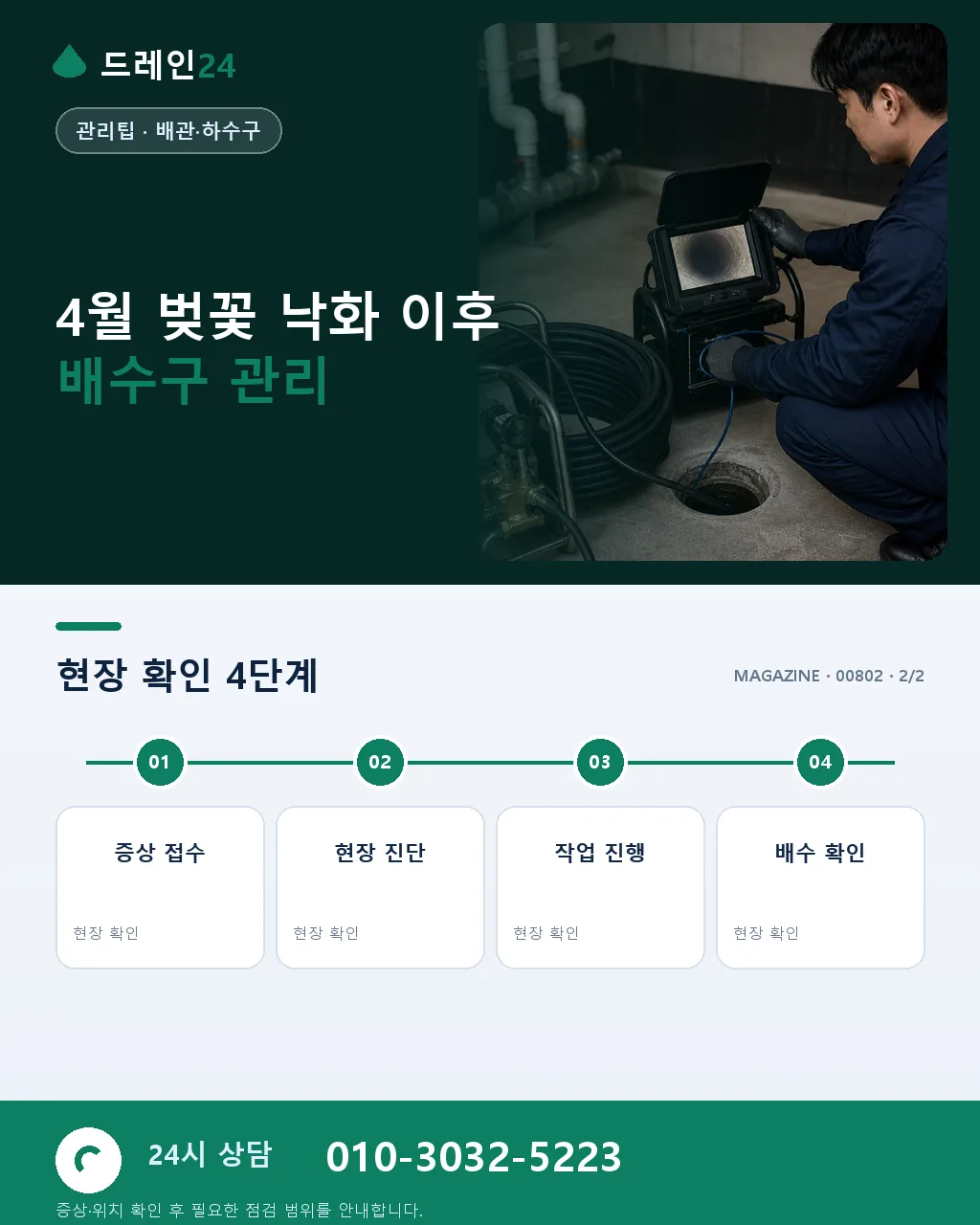 4월 벚꽃 낙화, 하수구 유입과 도로변 배수구 청소 - 자주 묻는 질문 상세 안내